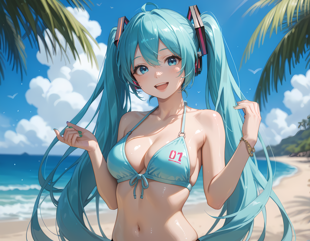 夏といえば水着ミクさん【多目版】