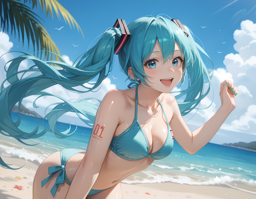 夏といえば水着ミクさん【多目版】