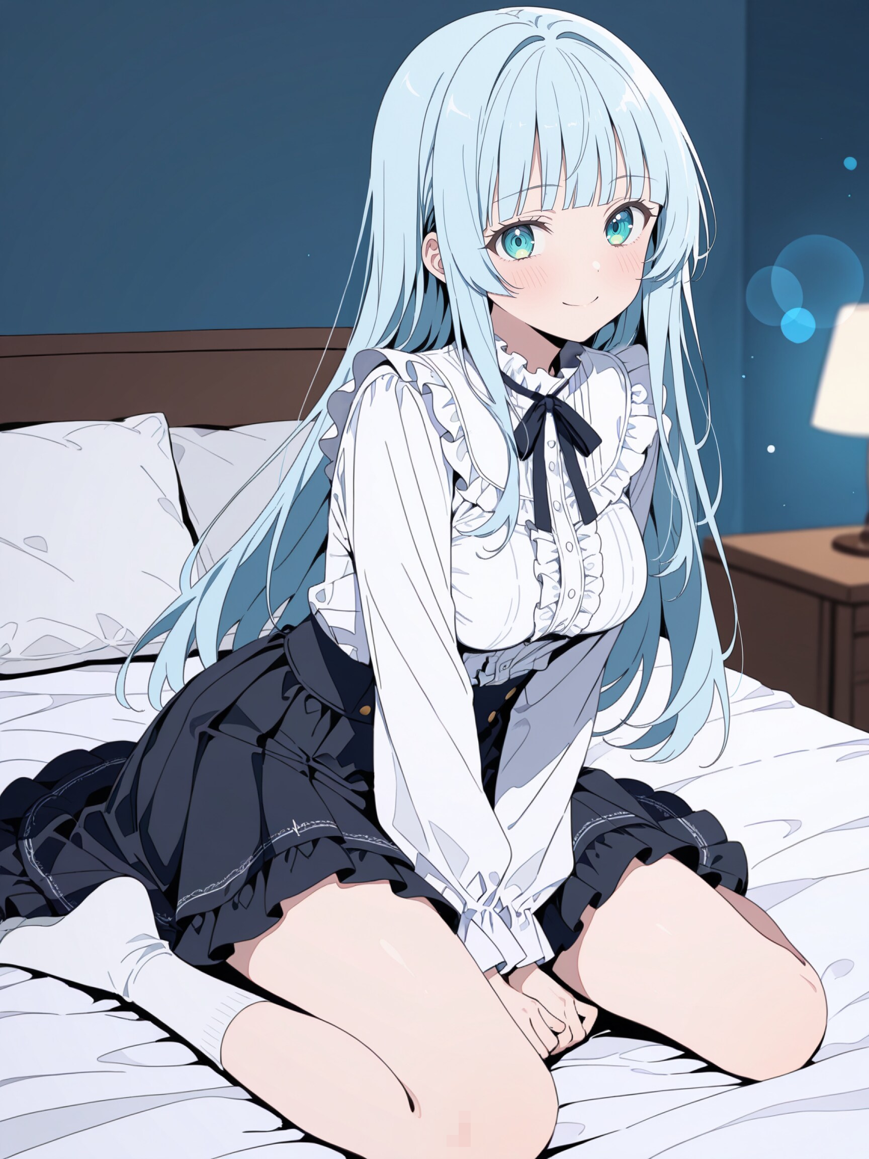 雫、コートを脱いで