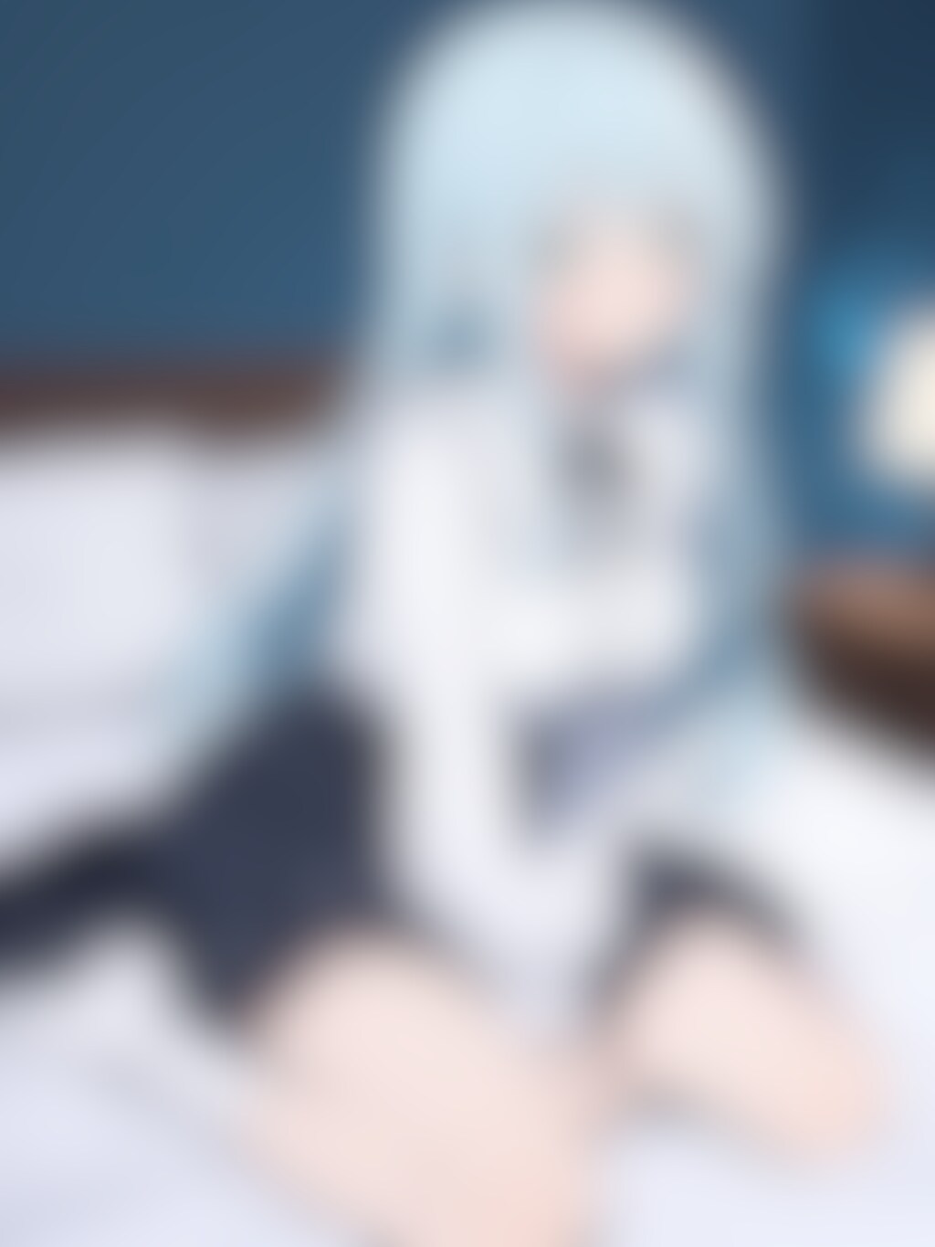 雫、コートを脱いで