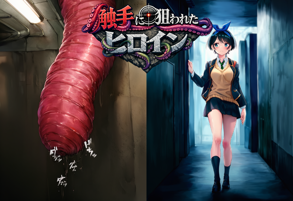 触手に狙われたヒロイン004_○科瑠夏（その１）