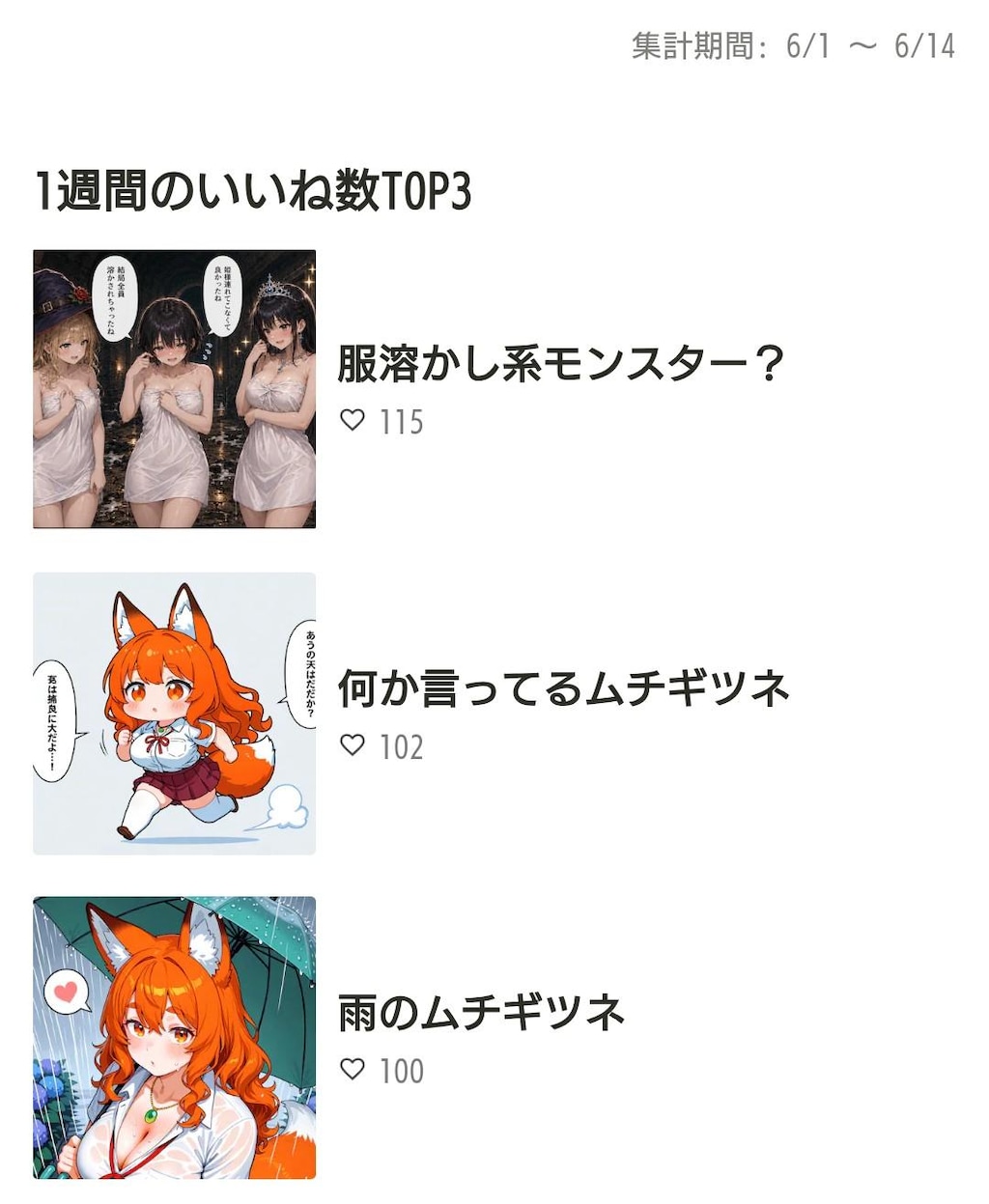 2026.6月の実績