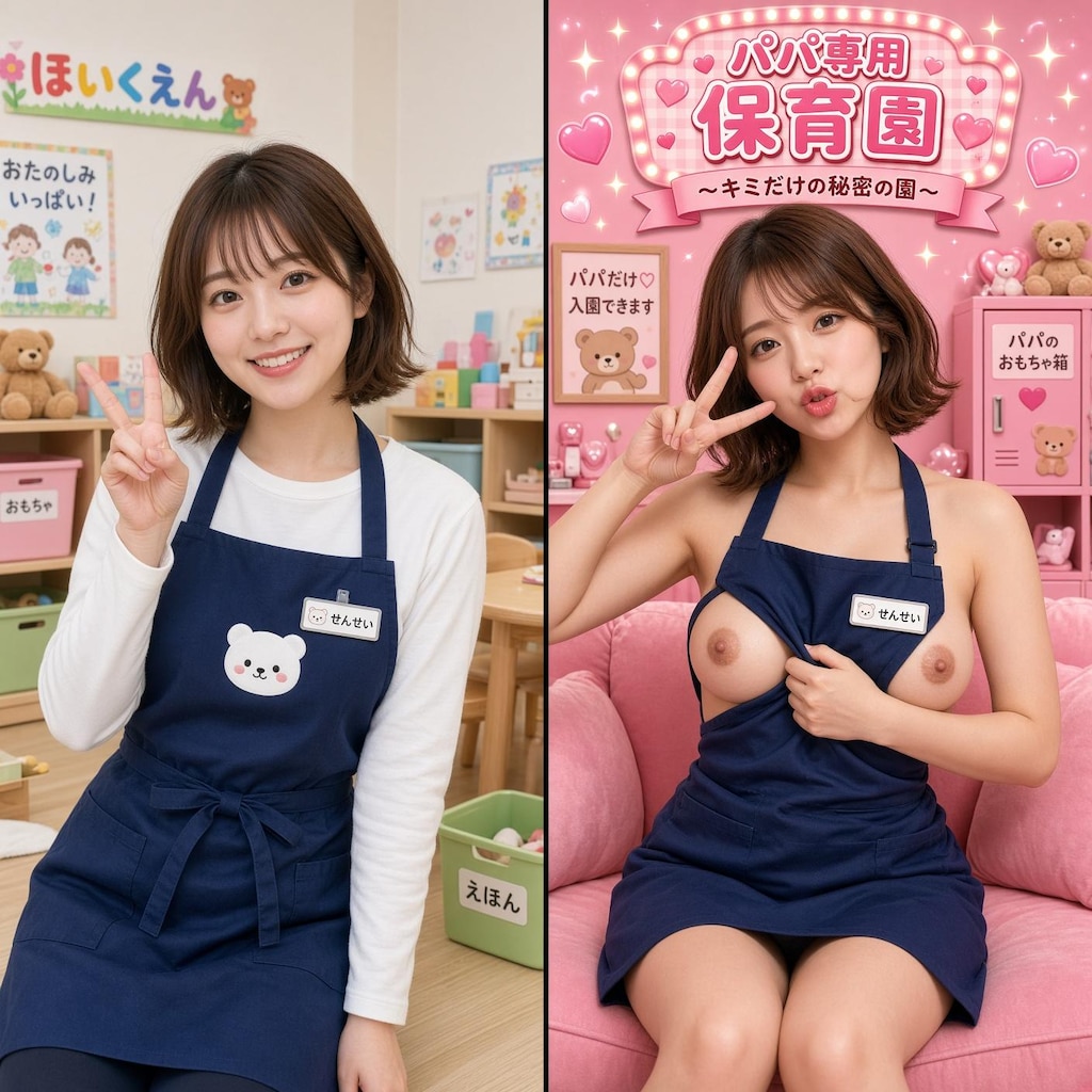 【35枚】父子の保育園