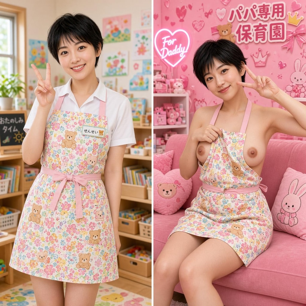 【35枚】父子の保育園