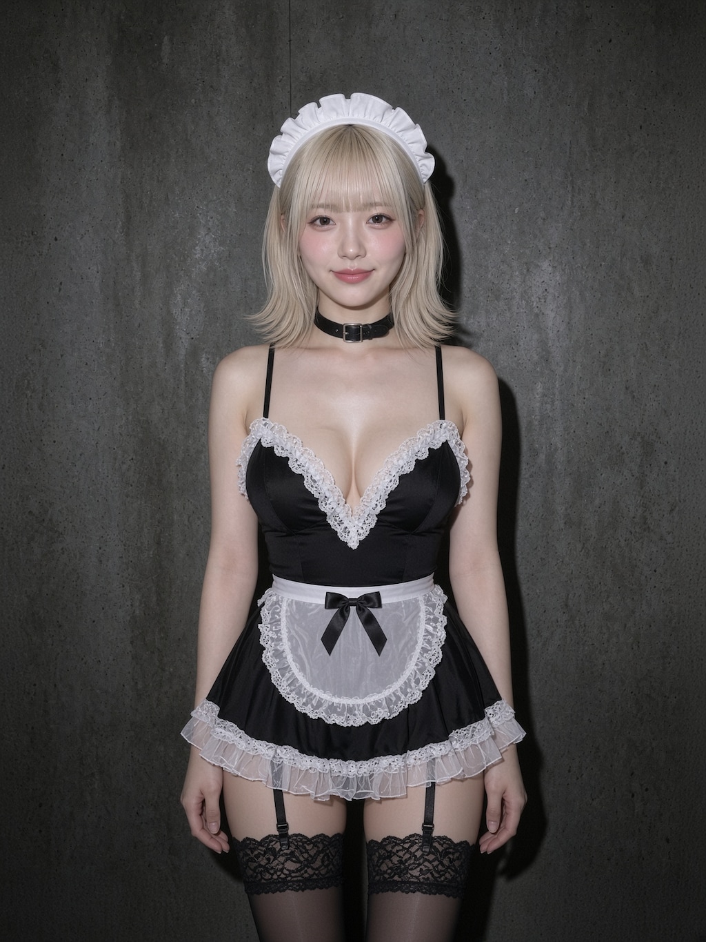 金髪の可愛いメイドさん🌸