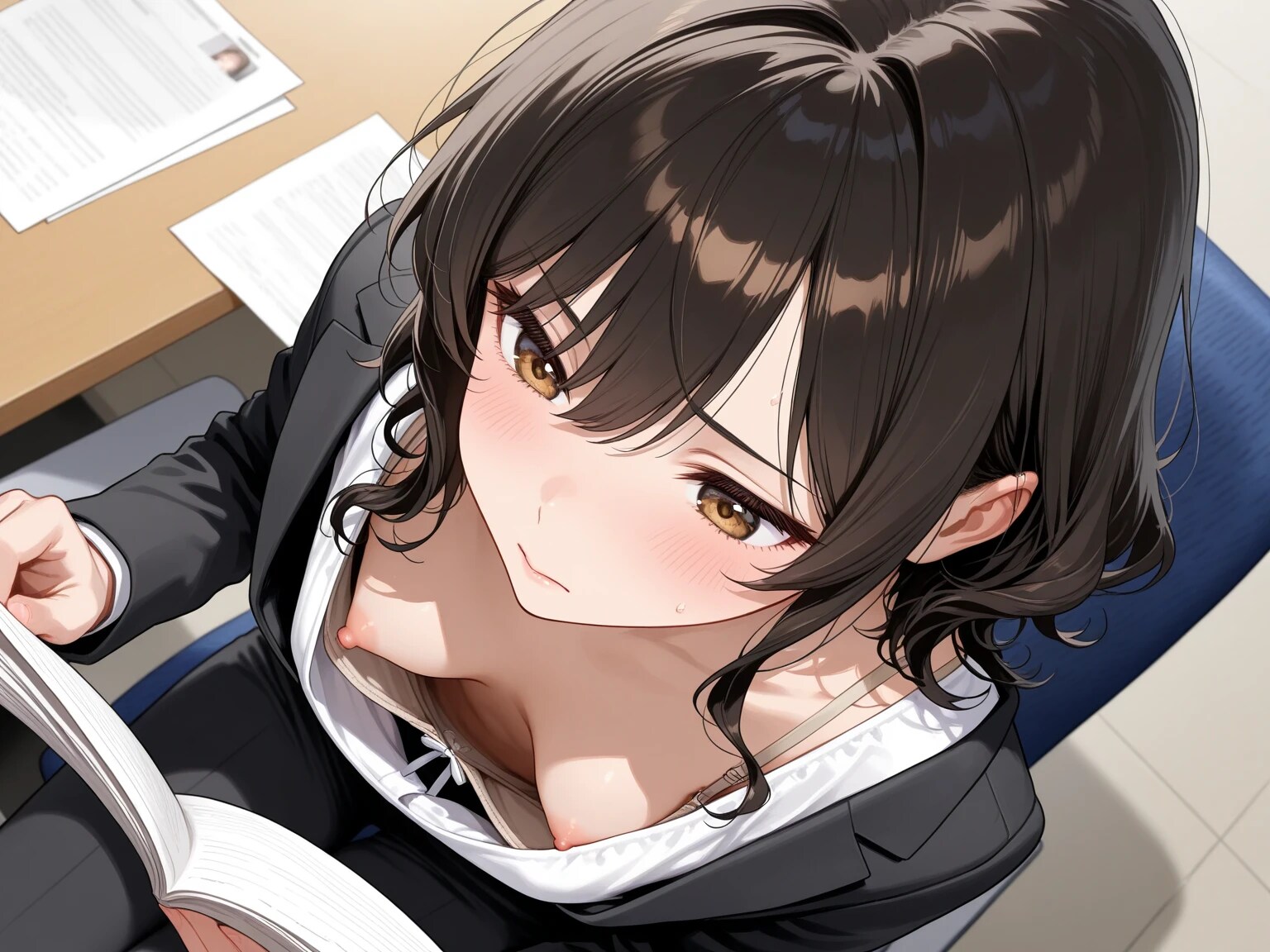 40枚:OL胸チラ寄せ集め