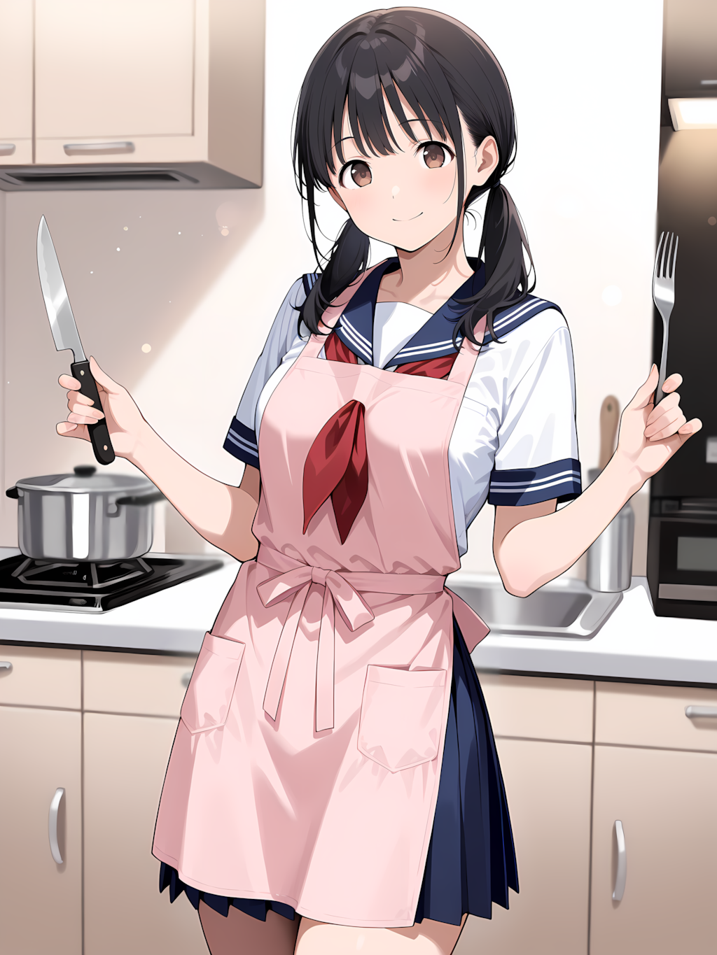 メイドコスでお料理～義兄ちゃん美味しい料理作るよ♡～ 別イラスト