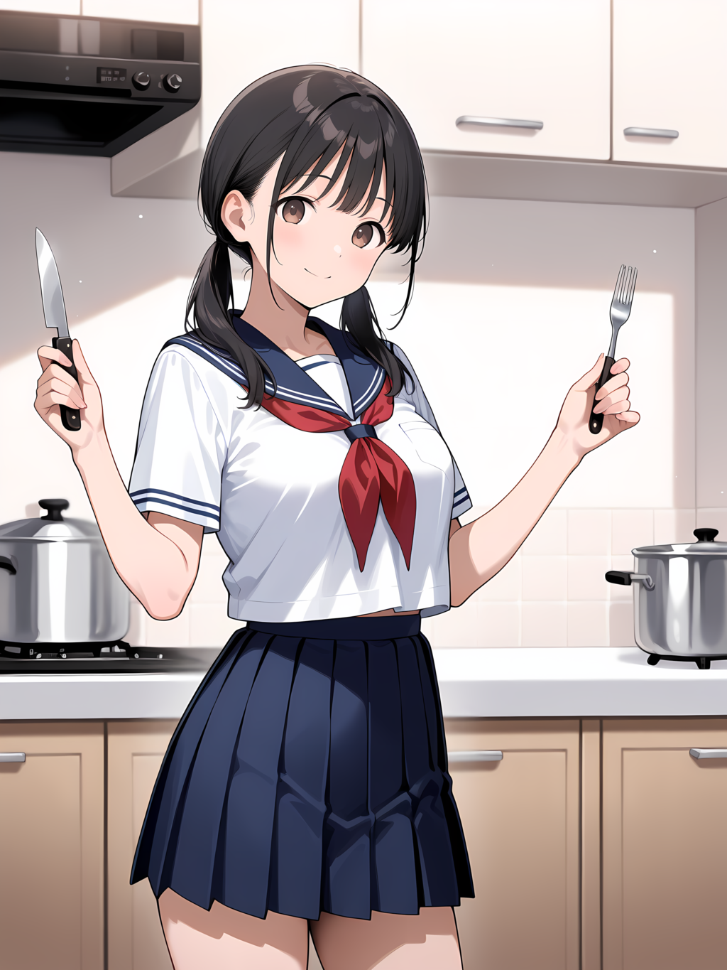 メイドコスでお料理～義兄ちゃん美味しい料理作るよ♡～ 別イラスト