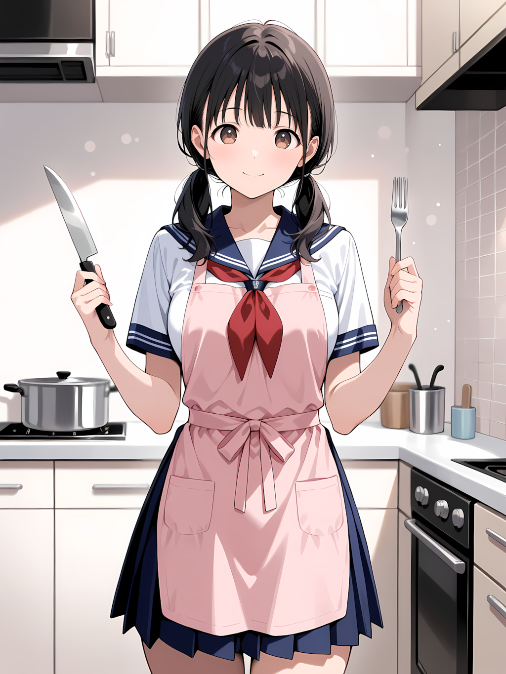 メイドコスでお料理～義兄ちゃん美味しい料理作るよ♡～ 別イラスト