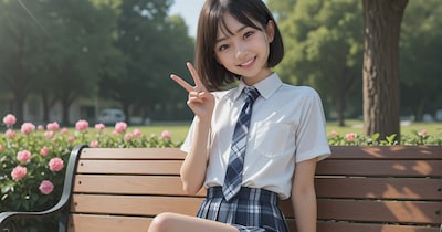 250806P【8枚】琴子の制服図鑑 Vol.1|ネクタイ・セーラー・ジャンスカ