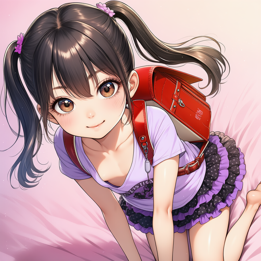 ツインテールとランドセル