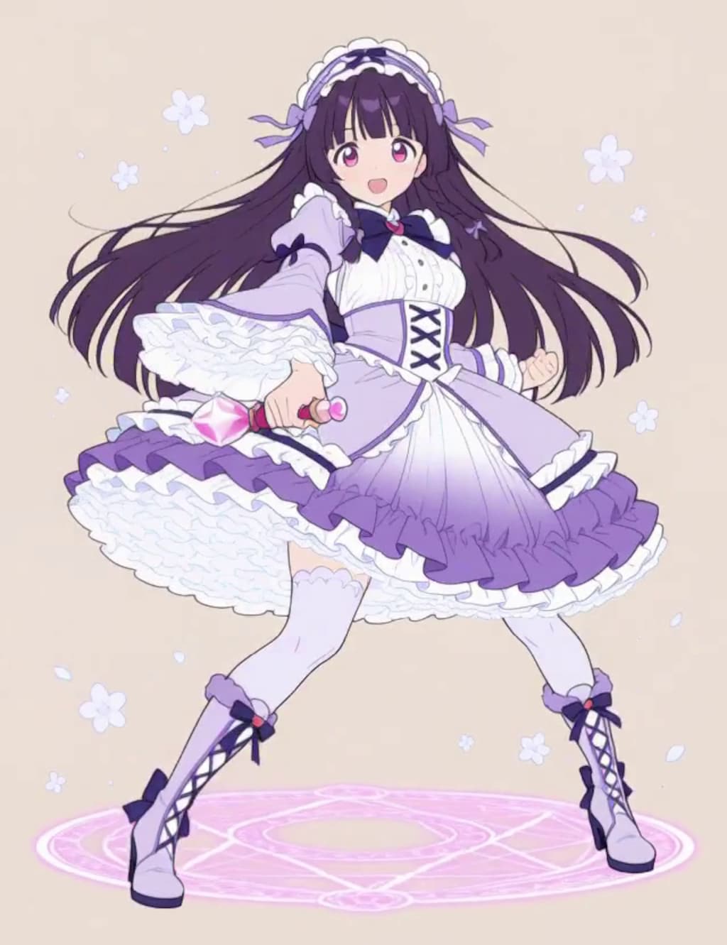 【誕生日FA】変身！魔法少女 ゆうこちゃん【パラパライラスト４０】