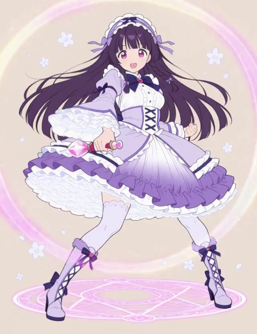 【誕生日FA】変身！魔法少女 ゆうこちゃん【パラパライラスト４０】