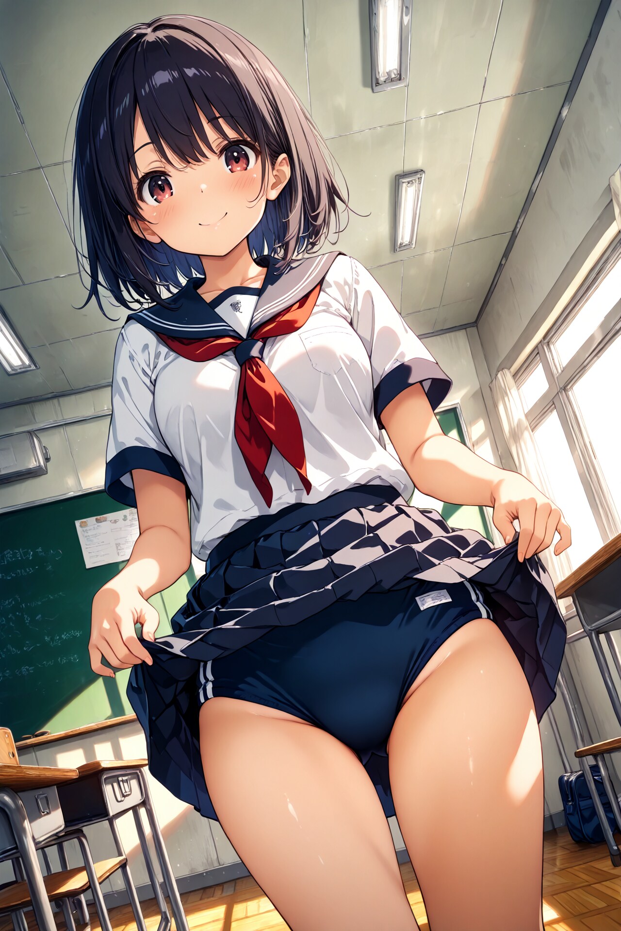 ブルマ穿いてるから平気だもん(17)