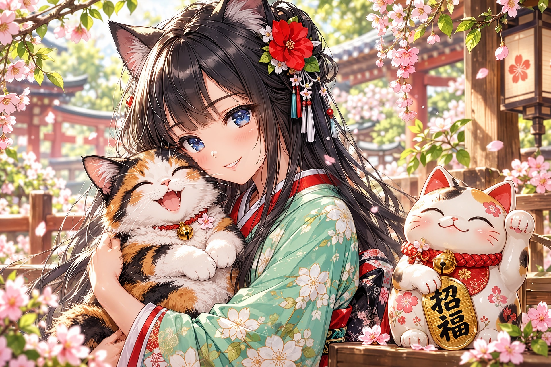 笑う門には猫来たる