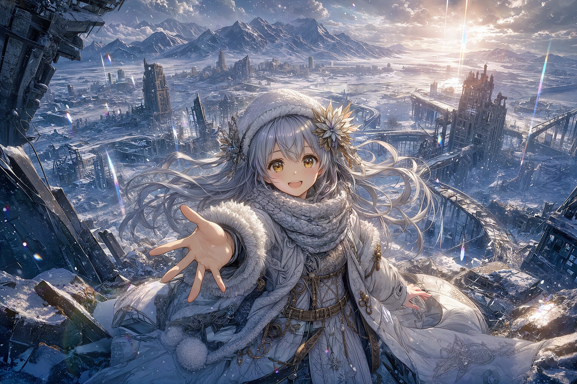 核の冬を生きる少女