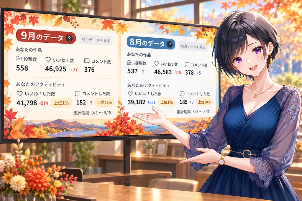 ９月と８月の比較について