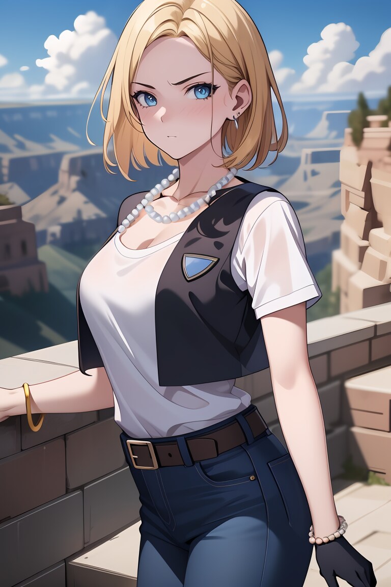 18号さんにいろいろ着せてみた / Android 18 in various outfits