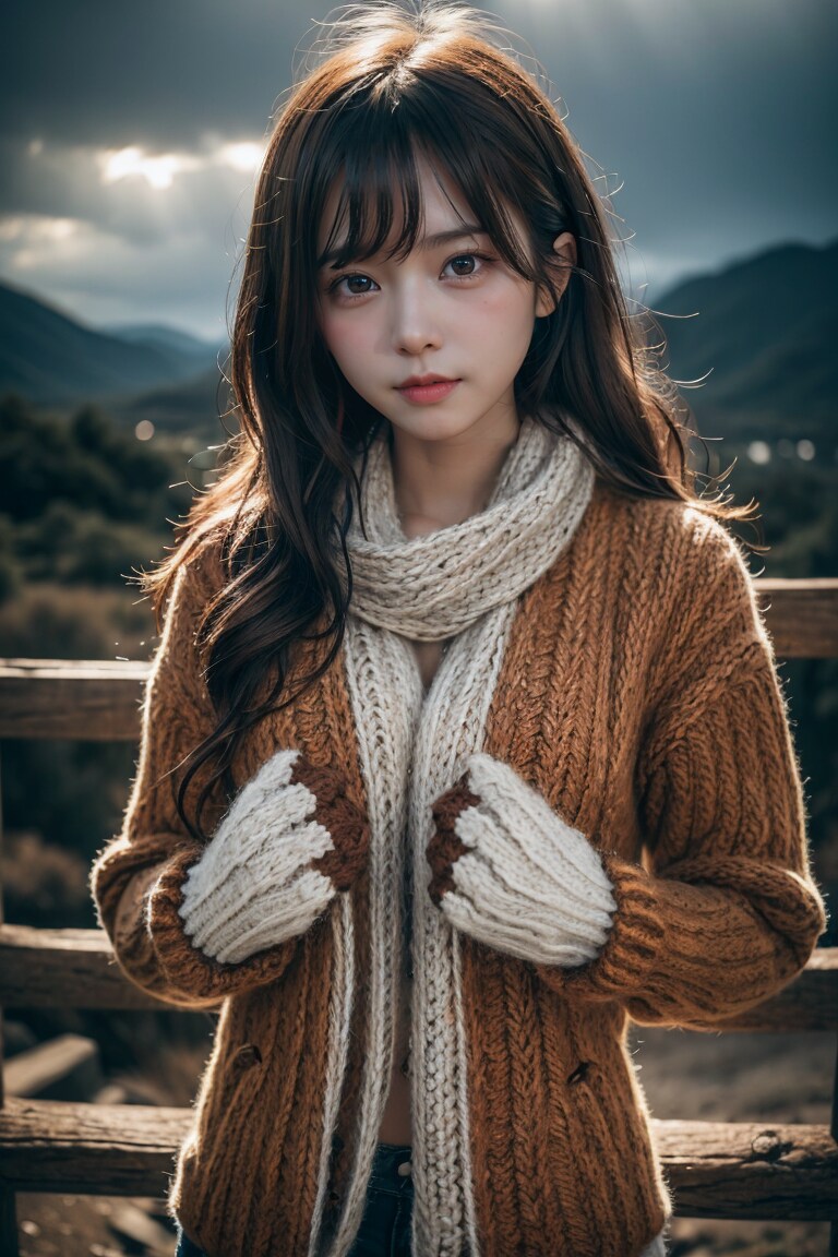 （40枚）こはる@2024/11/20_マフラー手袋②