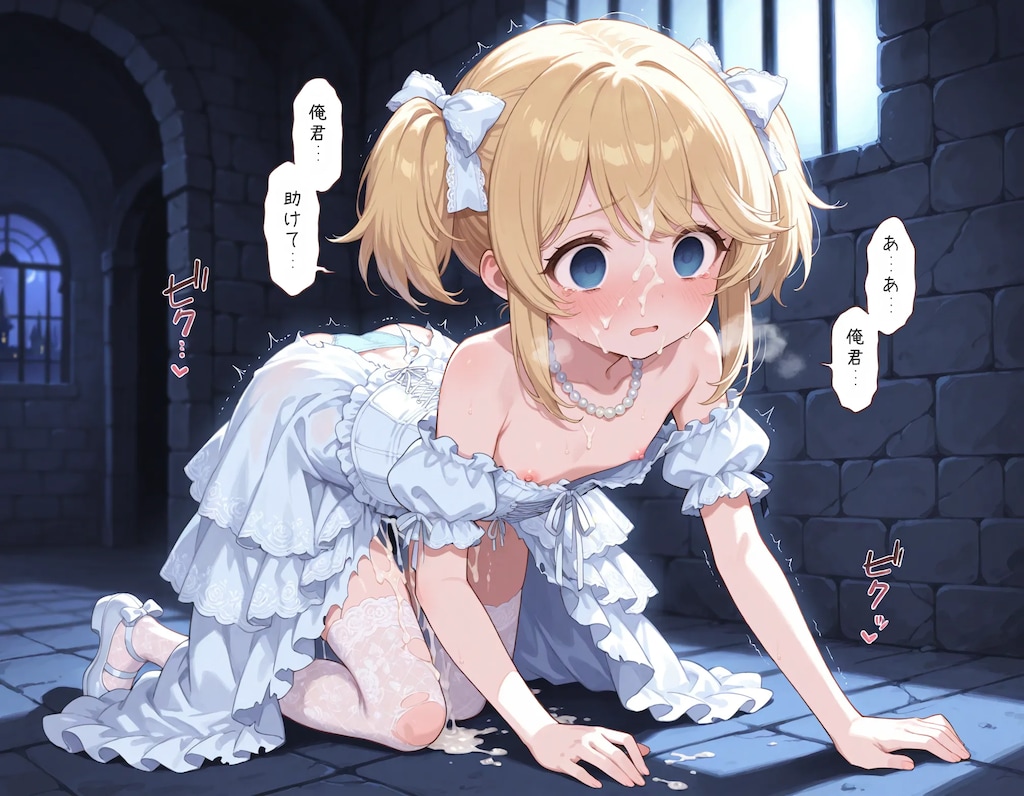 【漫画】漏れそうなドレスの男の娘chan！