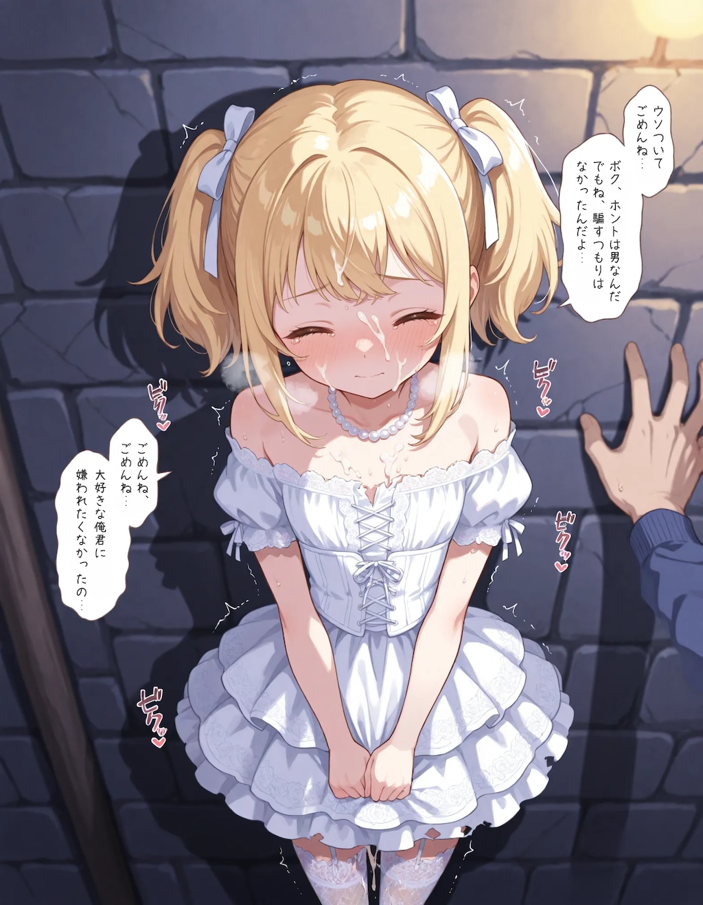 【漫画】漏れそうなドレスの男の娘chan！