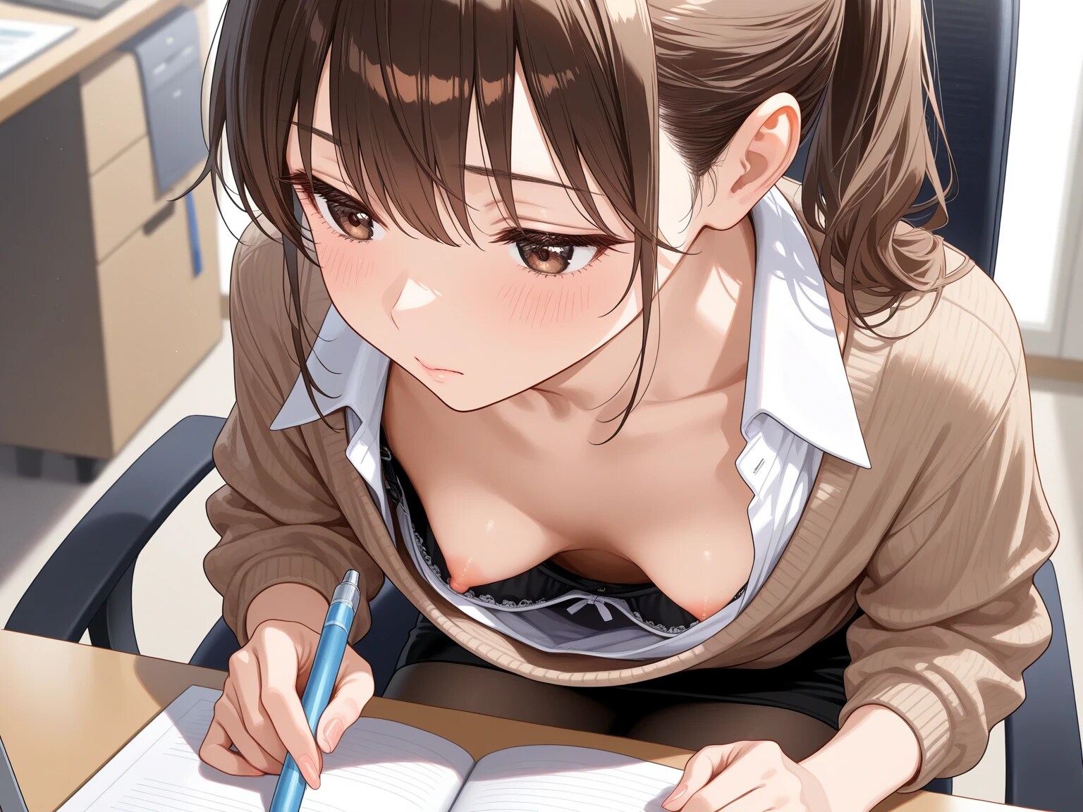 40枚:胸チラ寄せ集め