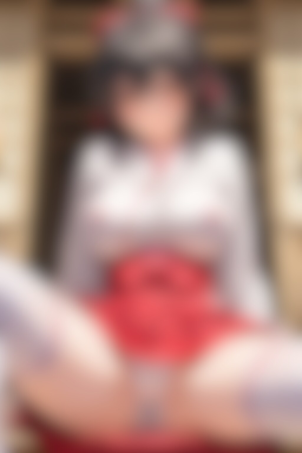 22枚:透け乳パンチラ巫女