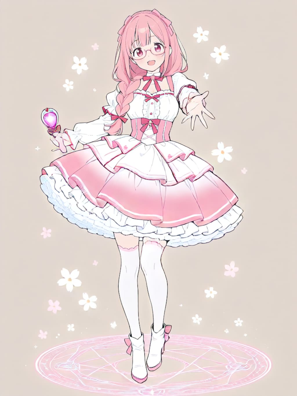 【誕生日FA】変身、てんてこ舞ちゃん【パラパライラスト４０】