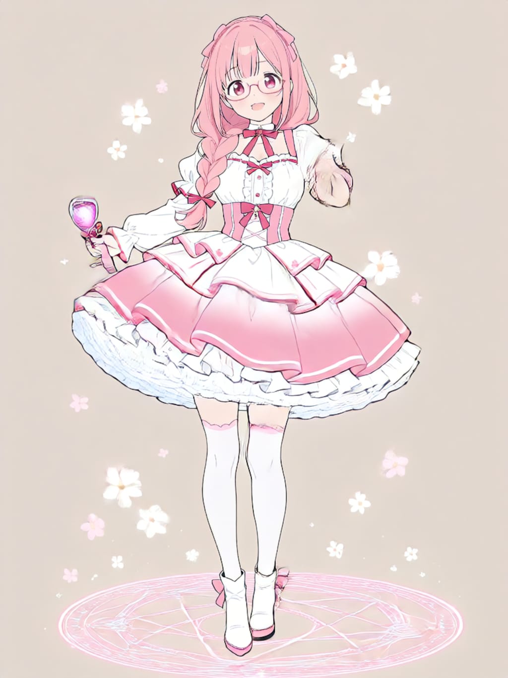 【誕生日FA】変身、てんてこ舞ちゃん【パラパライラスト４０】