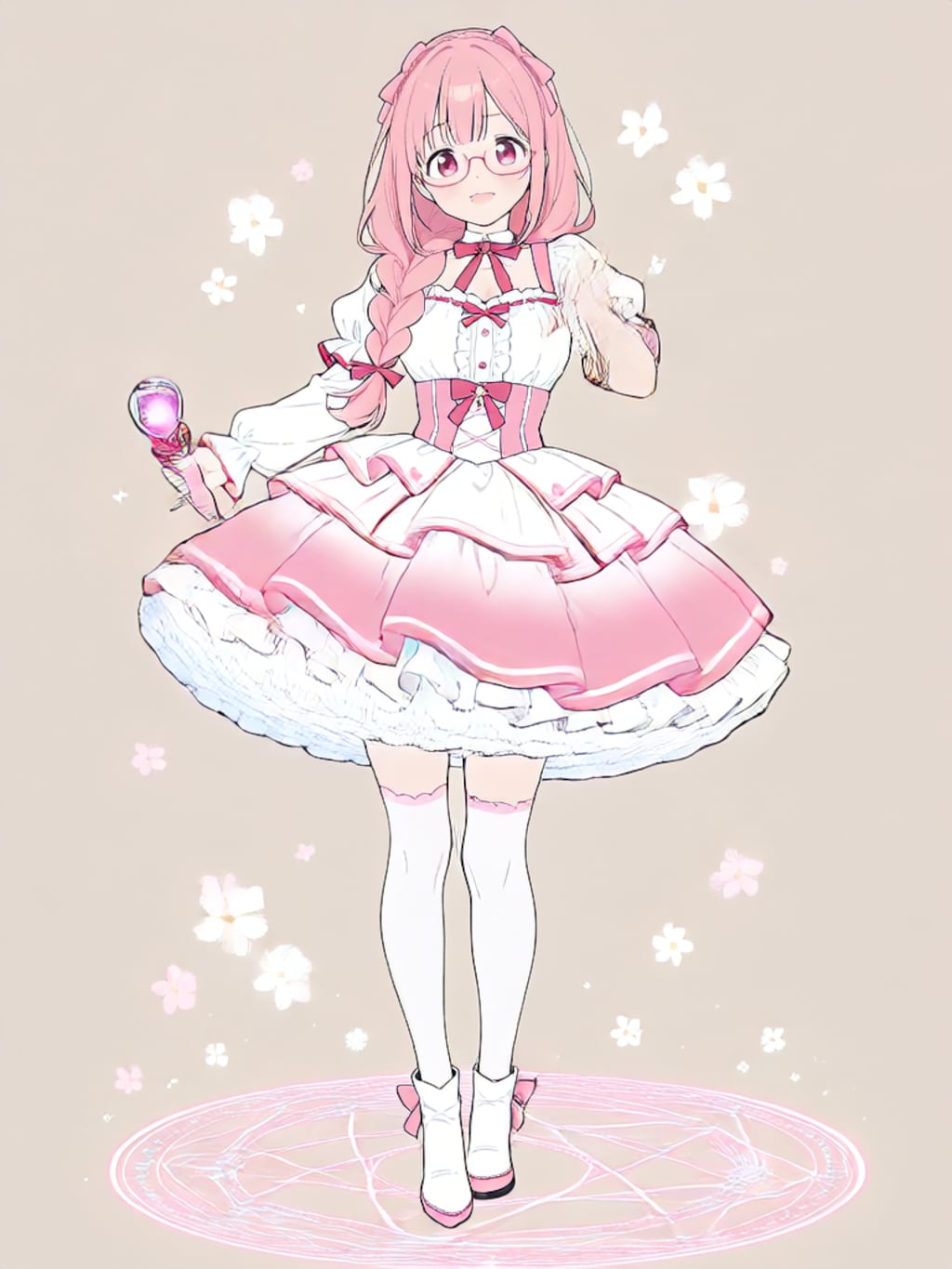 【誕生日FA】変身、てんてこ舞ちゃん【パラパライラスト４０】