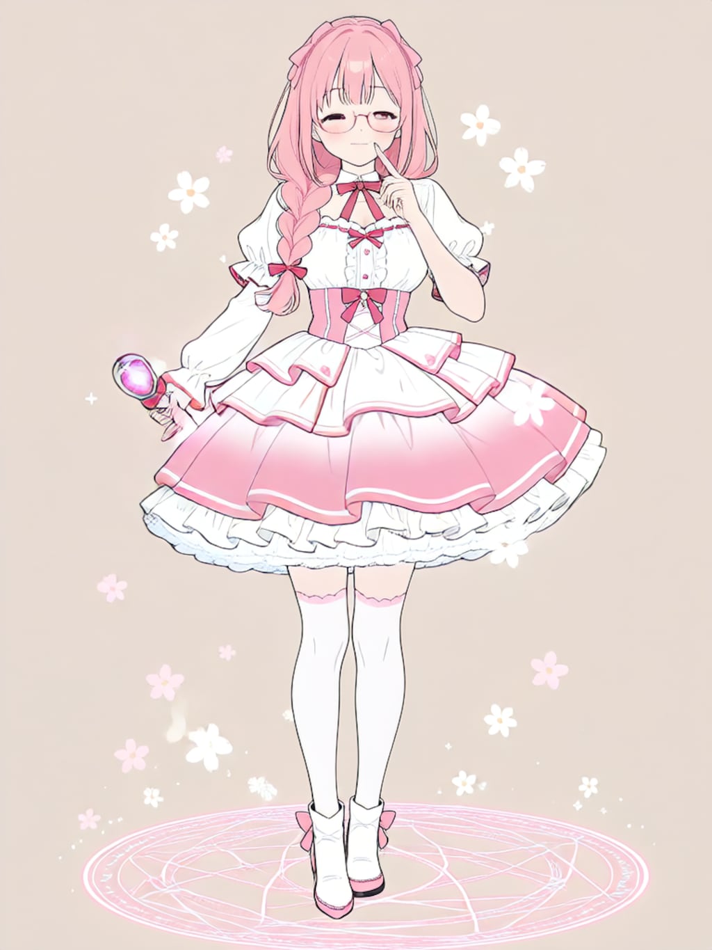 【誕生日FA】変身、てんてこ舞ちゃん【パラパライラスト４０】