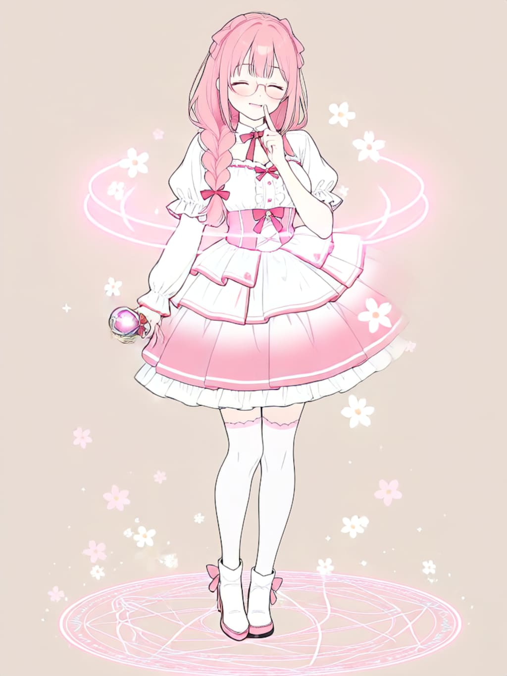 【誕生日FA】変身、てんてこ舞ちゃん【パラパライラスト４０】