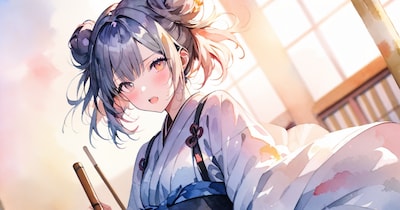 水彩系和の心