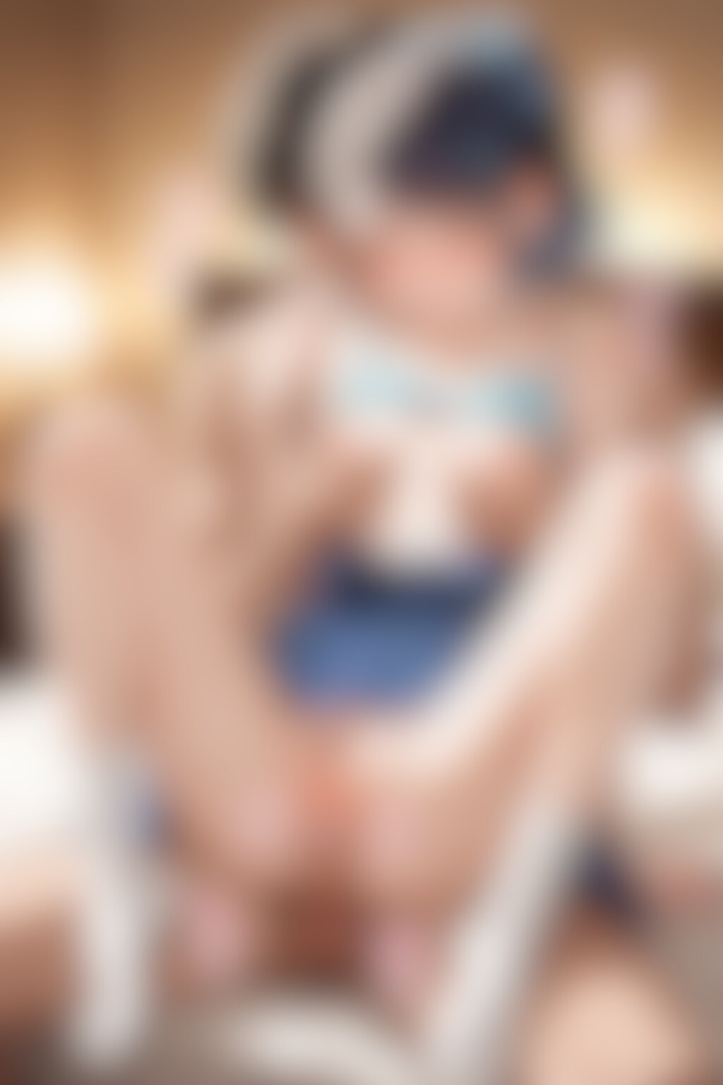 ポニテちゃんを抱っこしてえっち💞✨