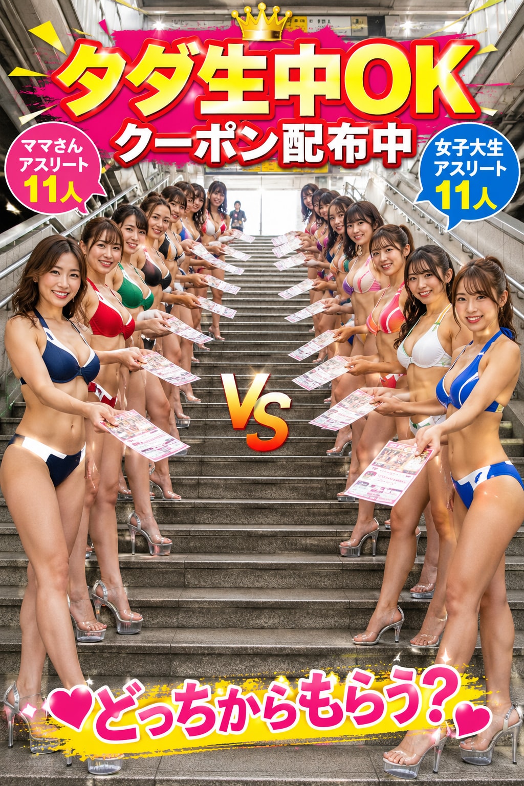 【8枚】地域振興街活性化プロジェクト　～居酒屋ビラ配り～