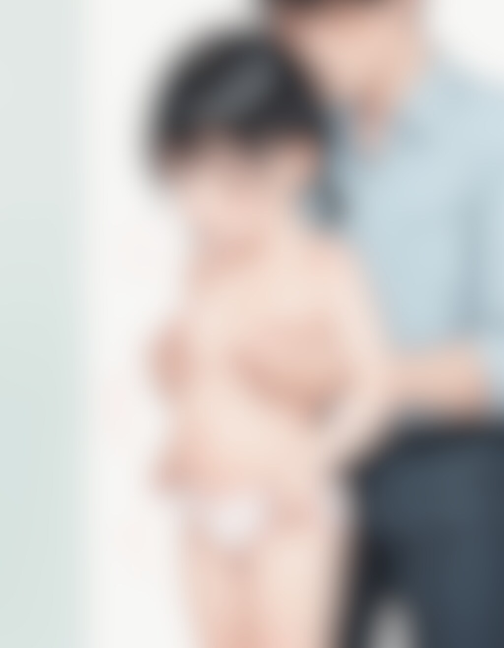父娘のスキンシップ