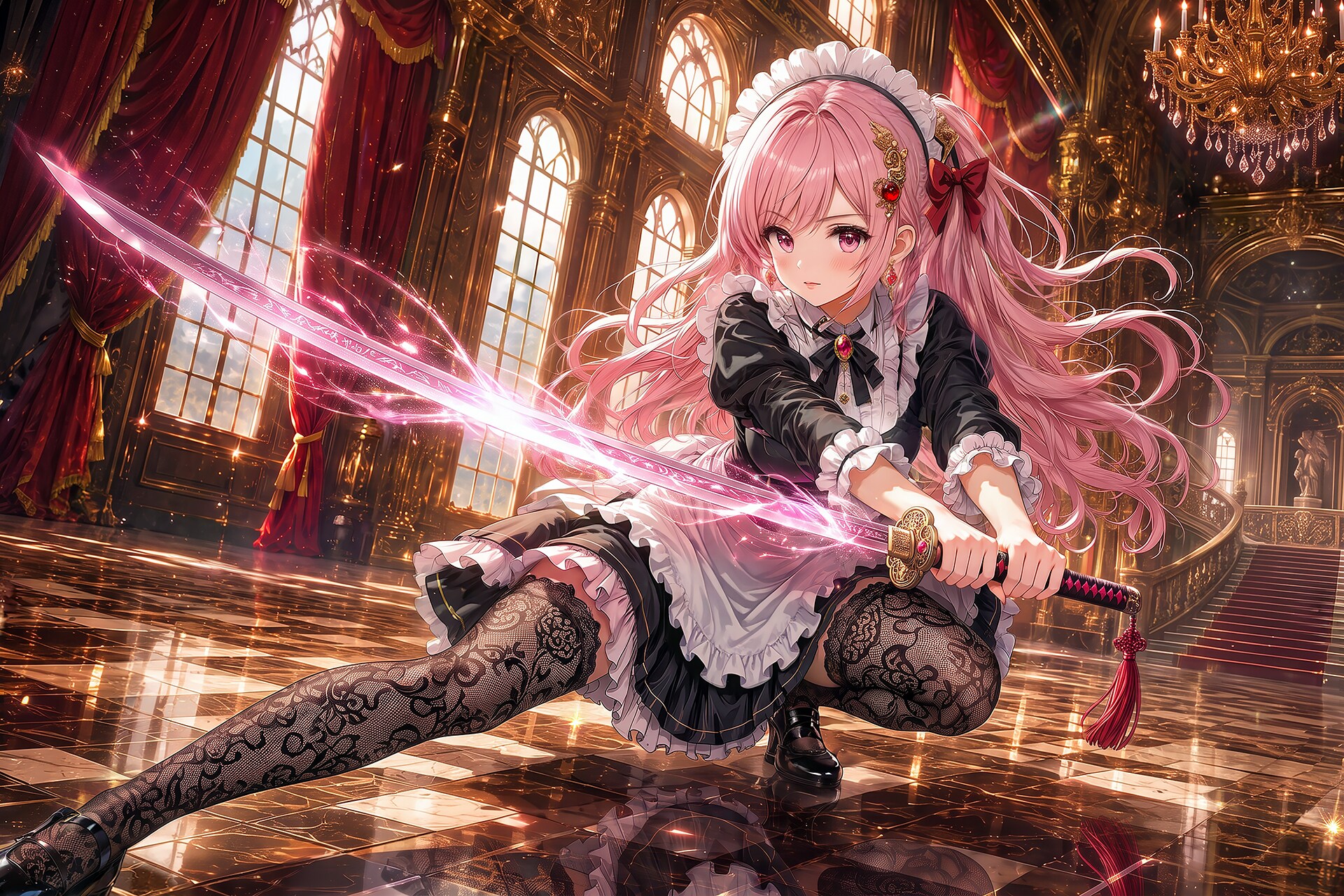 戦うメイドさん