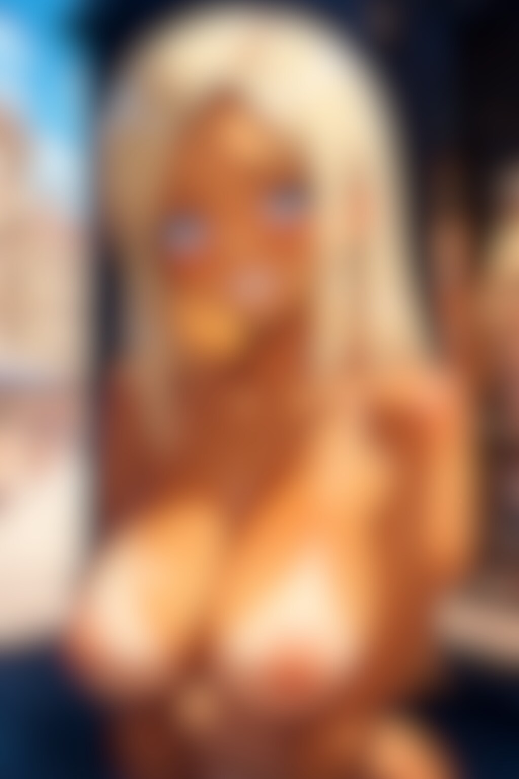 金髪のお姉さんが堂々と露出を楽しんでいた件(2)