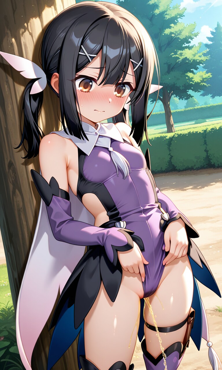 蔵出しおしっこお漏らしチャレンジ【美〇】（魔法少女）その3