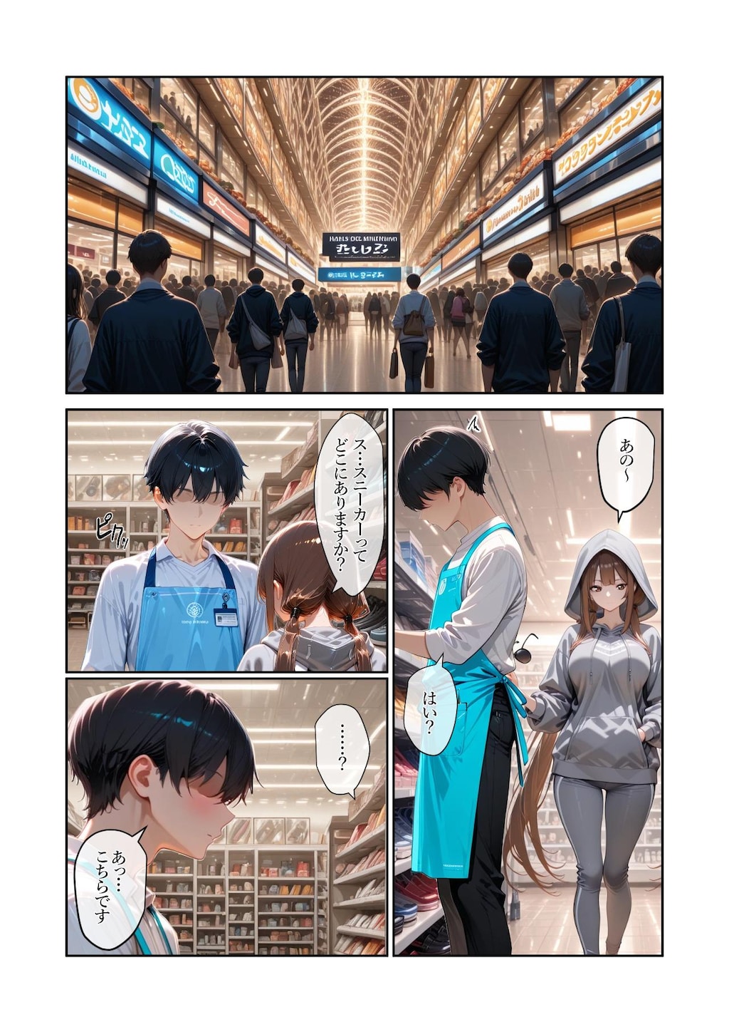 手描き加筆漫画・体験版前編