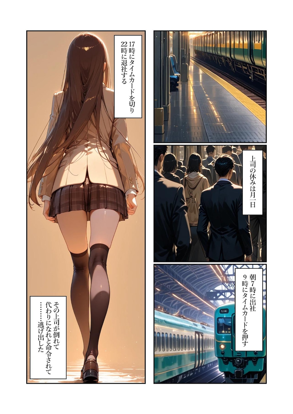 手描き加筆漫画・体験版前編