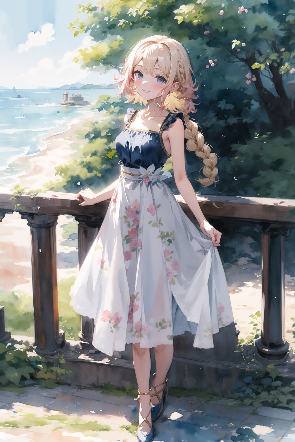 【ボツ】初夏のドレス少女