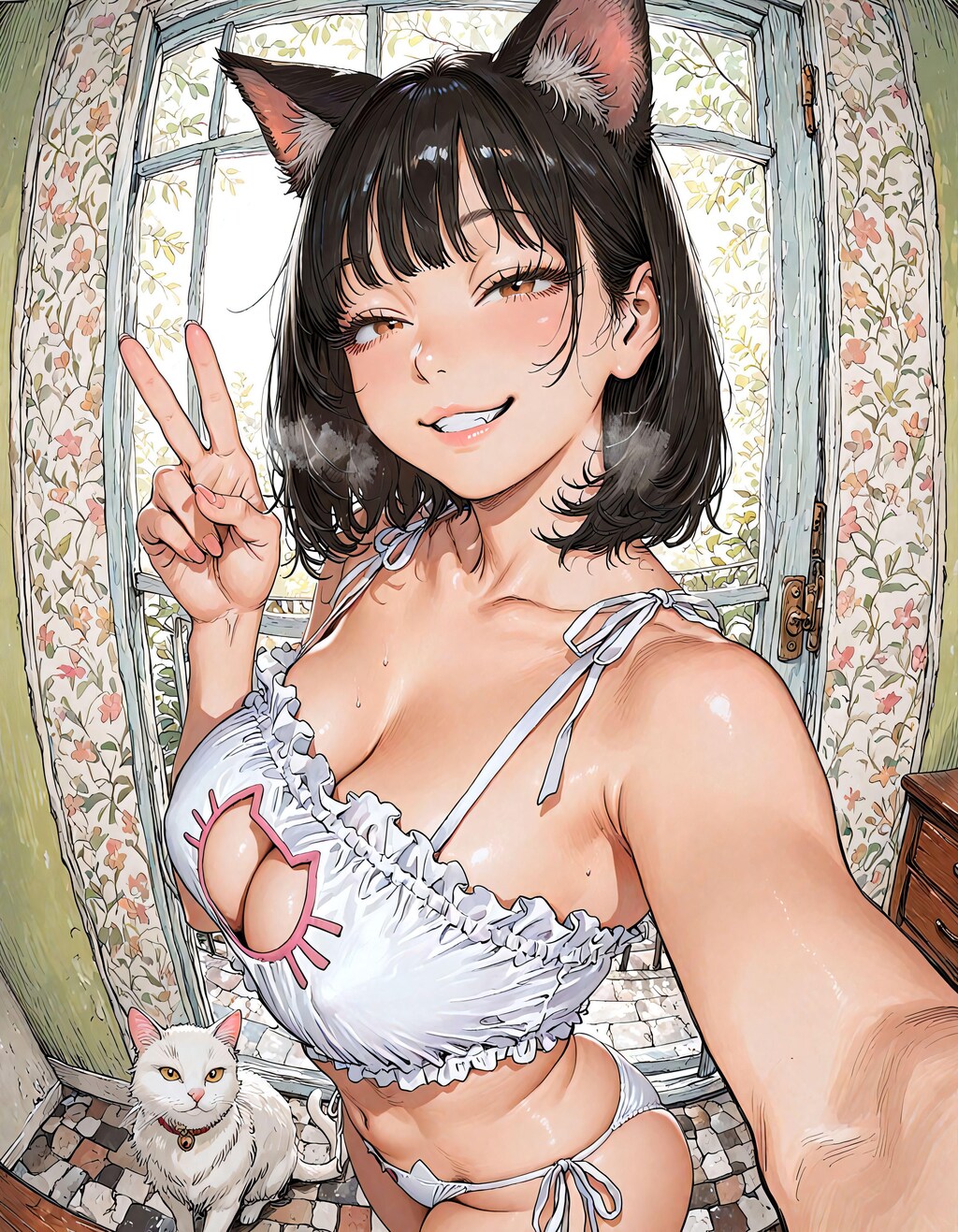 猫耳と下着とか