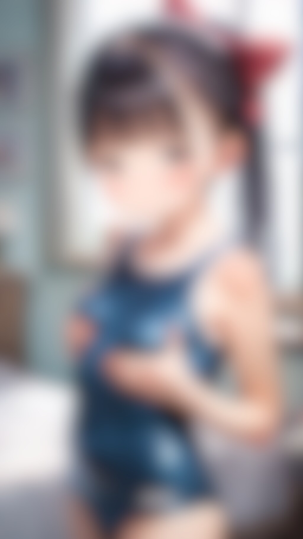 スク水の〇リJ〇ちゃんたちがおっぱい＆おしり強調で誘惑（12枚）