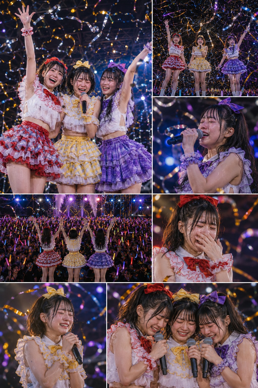 夏フェス❣️アイドル❤️💛💜