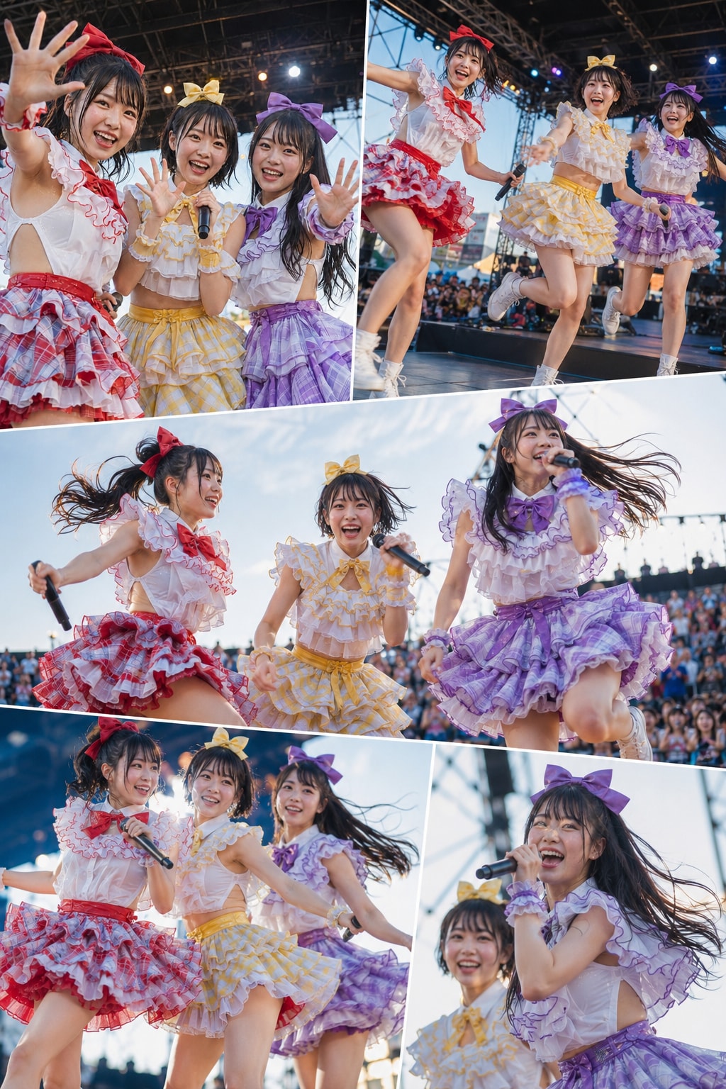 夏フェス❣️アイドル❤️💛💜
