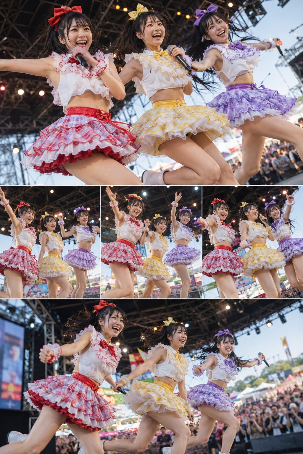 夏フェス❣️アイドル❤️💛💜