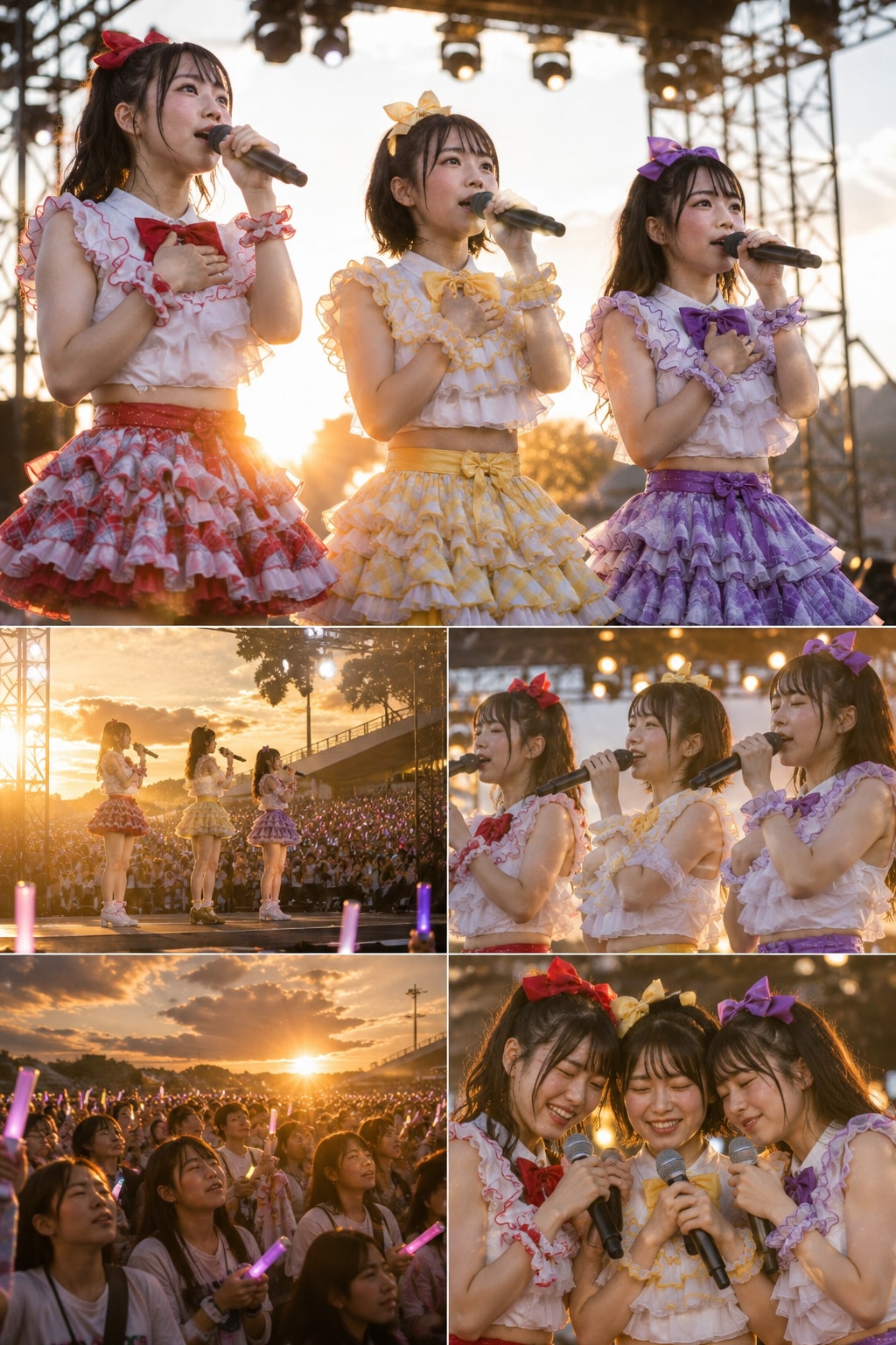 夏フェス❣️アイドル❤️💛💜