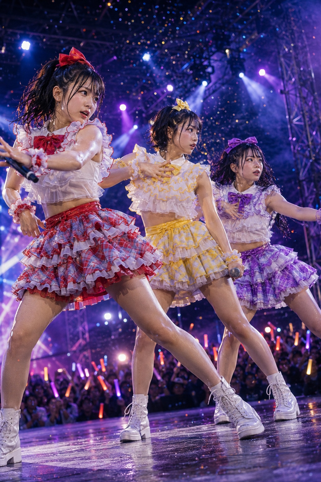 夏フェス❣️アイドル❤️💛💜