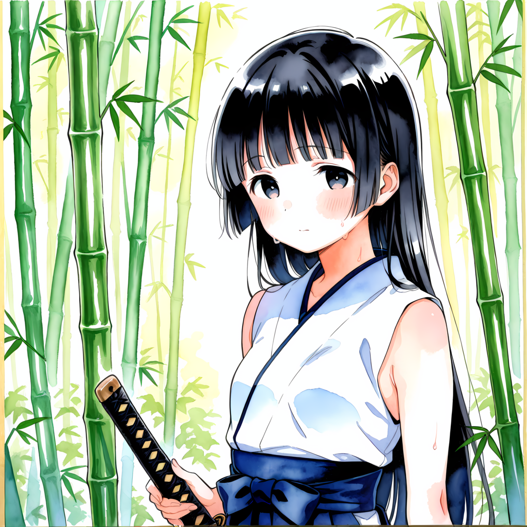 この刀は竹光ではないぞ！別イラスト